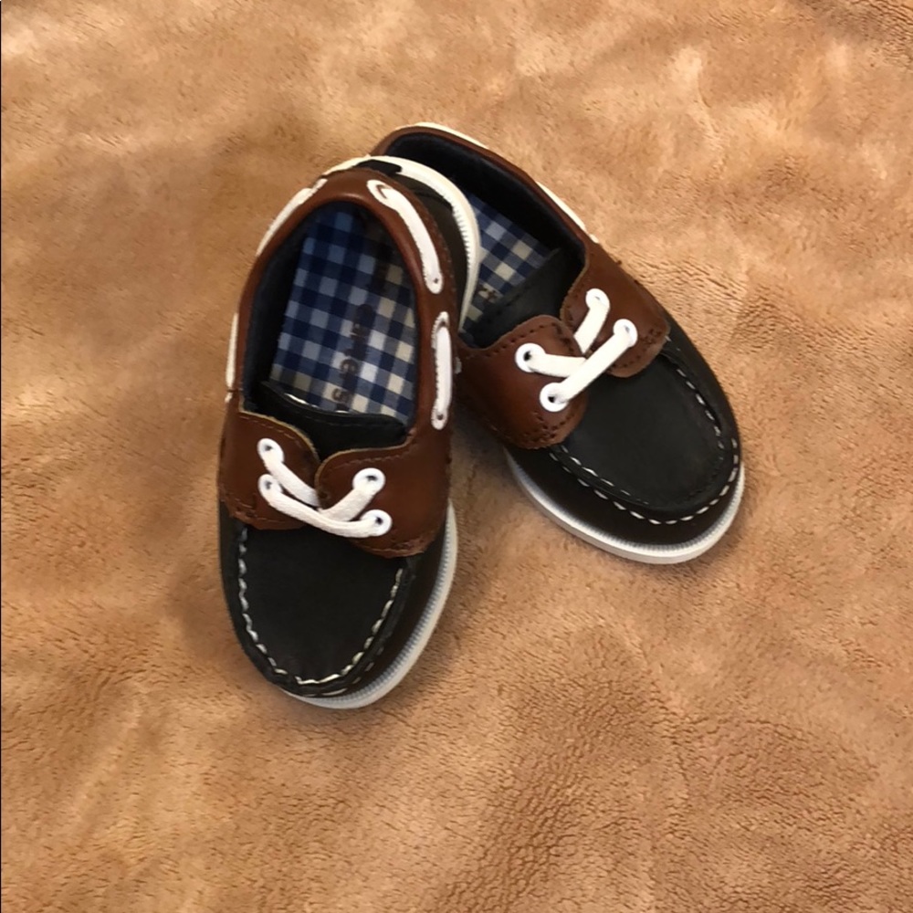 Toddler boy boat shoes loafer